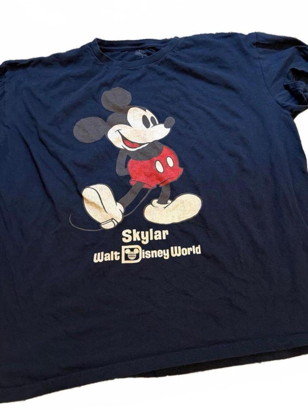Disney Mens Large Walt Disney World Mickey Mouse T-Shirt